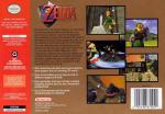 Legend of Zelda, The - Ocarina of Time Box Art Back